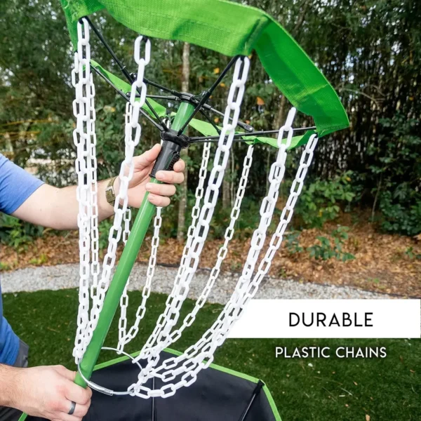 Portable Disc Golf Target with Chains Included - Image 11