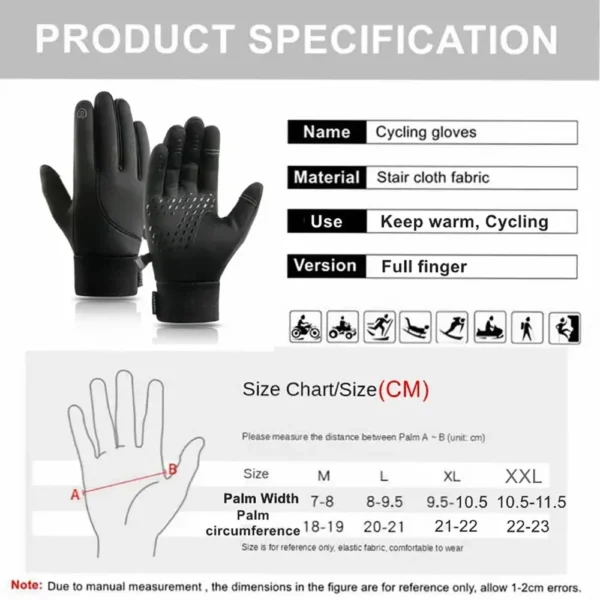 Waterproof/Touch Screen Winter Disc Golf Gloves - Image 6