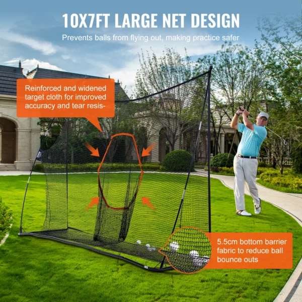 VEVOR Golf Practice Hitting Net - Image 3