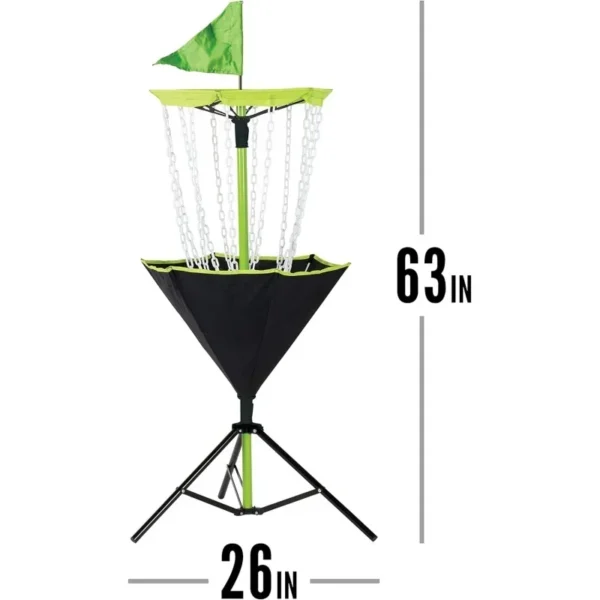 Portable Disc Golf Target with Chains Included - Image 3