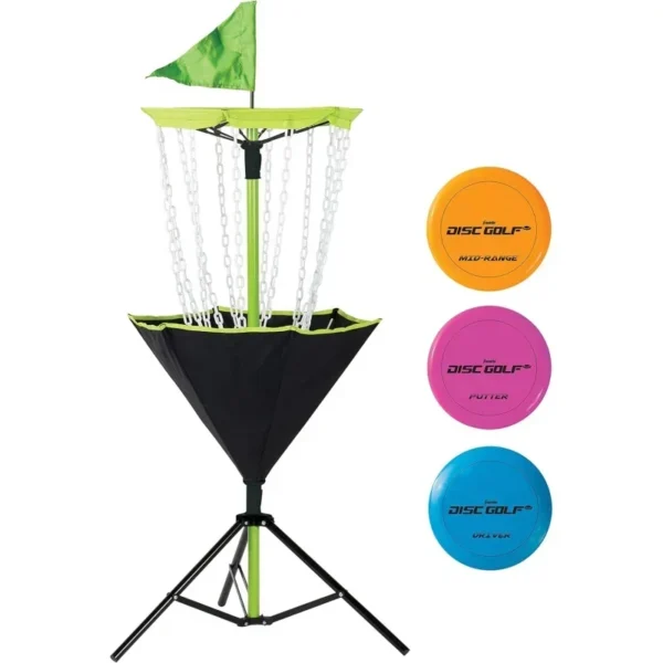 Portable Disc Golf Target with Chains Included